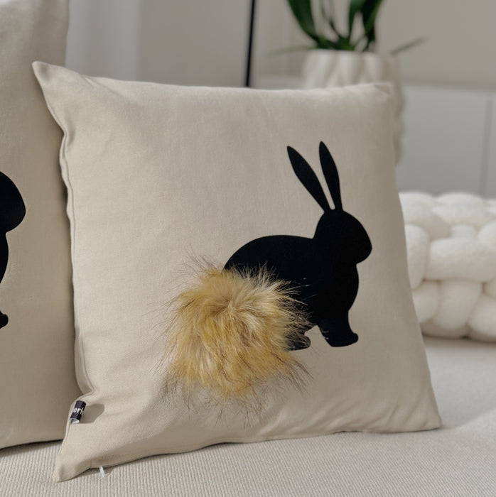 Kissenhülle- Bunny beige