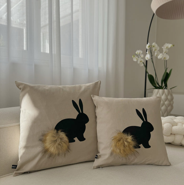 Kissenhülle- Bunny beige