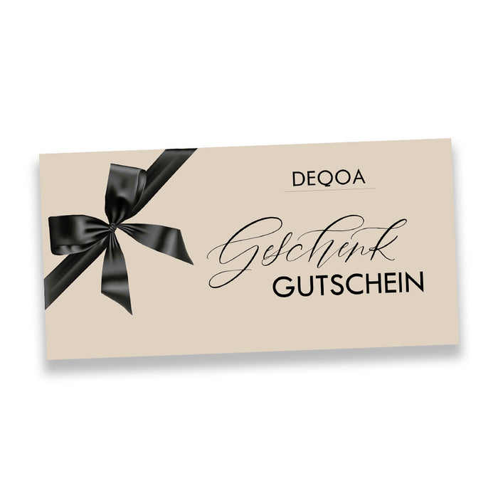 DEQOA - Digitaler Geschenkgutschein